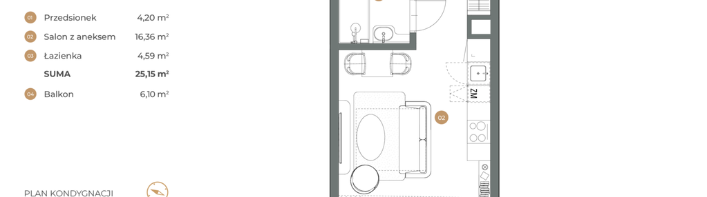 Mieszkanie w inwestycji: Witkiewicza Apartments