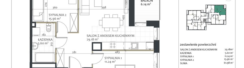 Mieszkanie w inwestycji: Sosnovia