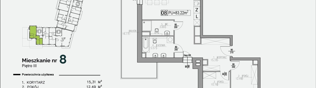 Mieszkanie w inwestycji: MANIA Apartamenty