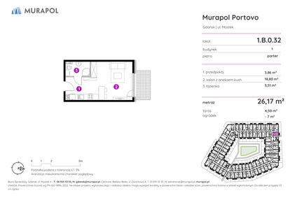 Mieszkanie w inwestycji: Murapol Portovo etap II