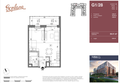 Mieszkanie w inwestycji: Goplana budynek G