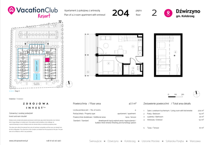 Mieszkanie w inwestycji: VacationClub Resort