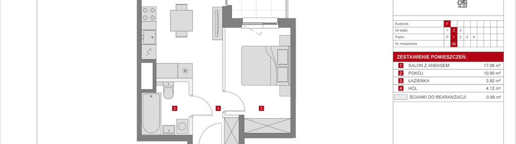 Mieszkanie w inwestycji: Dzielnica Mieszkaniowa Metro Zachód - etap 8