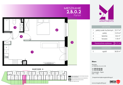 Mieszkanie w inwestycji: 2M Apartments Etap III