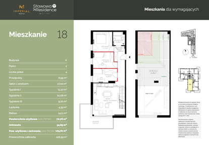 Mieszkanie w inwestycji: Stawowa Residence - etap V