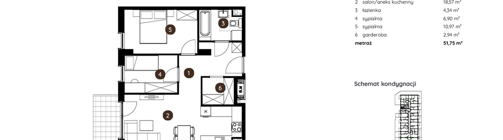 Mieszkanie w inwestycji: Murapol Corfa