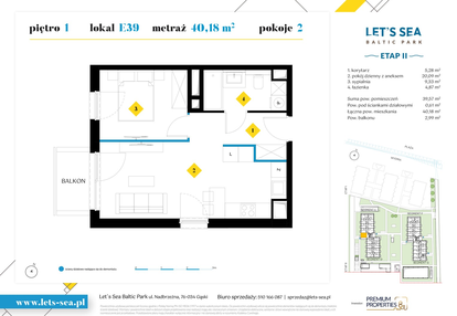 Mieszkanie w inwestycji: Let's Sea Baltic Park II