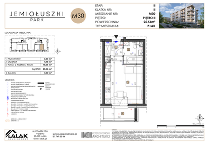 Mieszkanie w inwestycji: Jemiołuszki Park etap 2