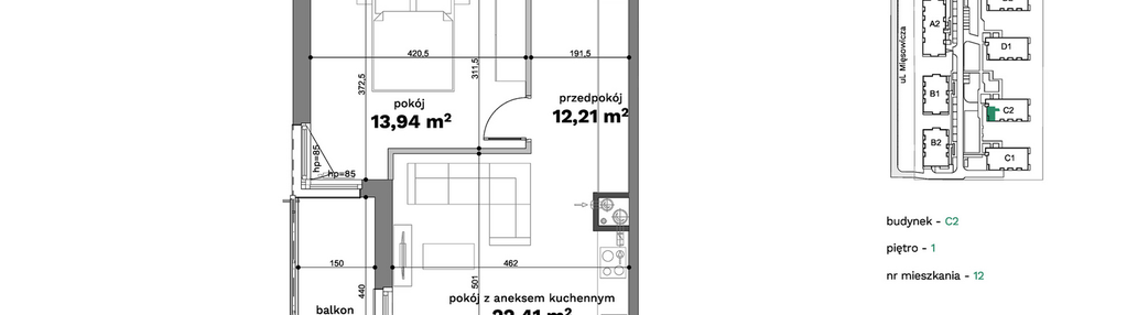 Mieszkanie w inwestycji: Forma Otwarta etap C