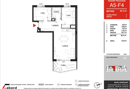 Mieszkanie w inwestycji: Panorama A5