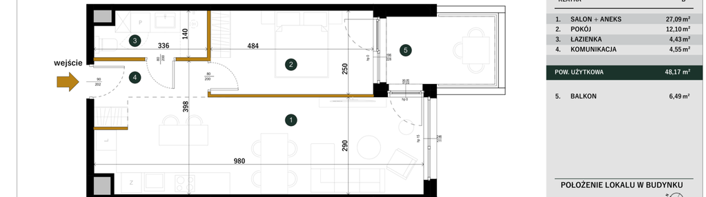 Mieszkanie w inwestycji: Ogrody Staszica