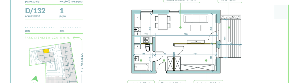Mieszkanie w inwestycji: Flora Śródmieście