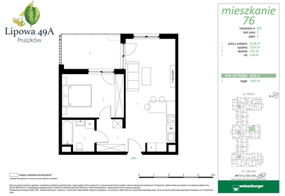 Mieszkanie w inwestycji: Lipowa 49A
