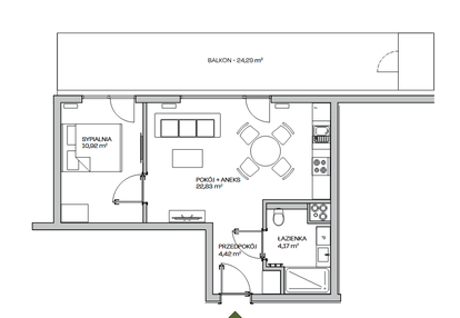 Mieszkanie w inwestycji: Zielona Marina - Apartamenty inwestycyjne