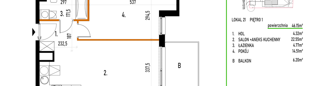 Mieszkanie w inwestycji: Kowalskiego 37