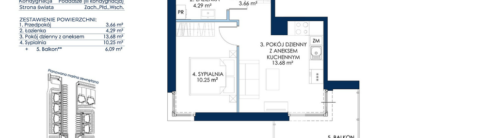 Mieszkanie w inwestycji: Sol Marina etap III