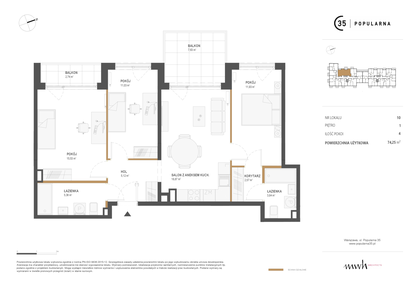 Mieszkanie w inwestycji: Popularna 35