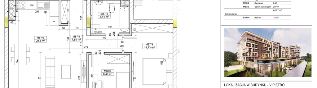 Mieszkanie w inwestycji: Apartamenty Widok Włoszczowa