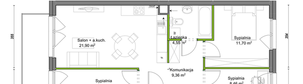 Mieszkanie w inwestycji: Orawska Vita
