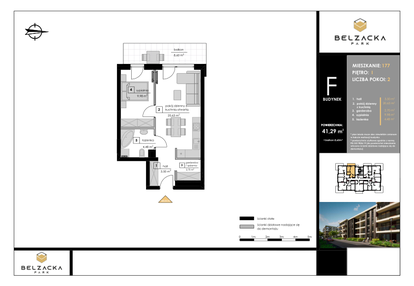 Mieszkanie w inwestycji: Belzacka Park etap III