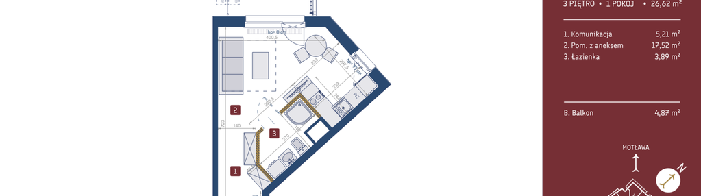 Mieszkanie w inwestycji: GEDANIA Riverside Living - apartamenty inwestycyjne