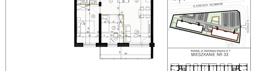 Mieszkanie w inwestycji: Staszica