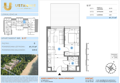 Mieszkanie w inwestycji: Ustronie Luxury Apartments