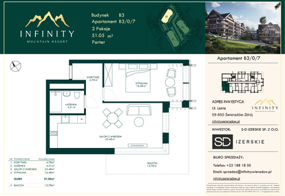 Mieszkanie w inwestycji: Infinity Mountain Resort