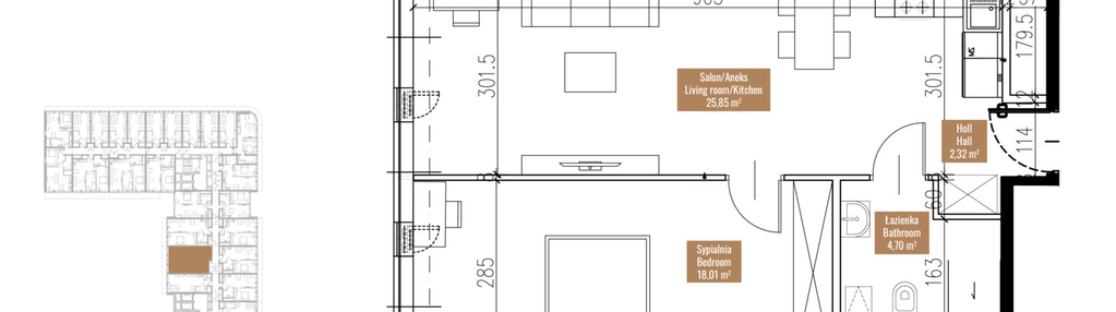 Mieszkanie w inwestycji: Global Apartments