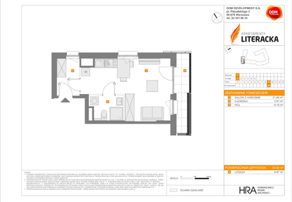 Mieszkanie w inwestycji: Apartamenty Literacka etap 2.3