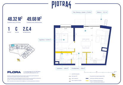 Mieszkanie w inwestycji: Piotra 4