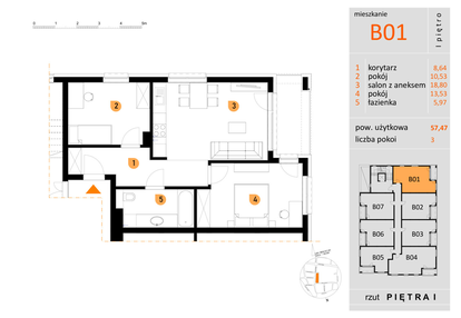 Mieszkanie w inwestycji: Apartamenty Konarskiego