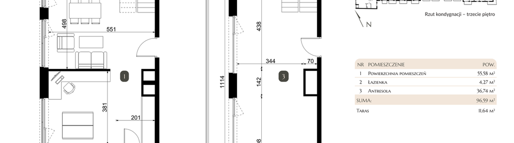 Mieszkanie w inwestycji: Dębowa 45