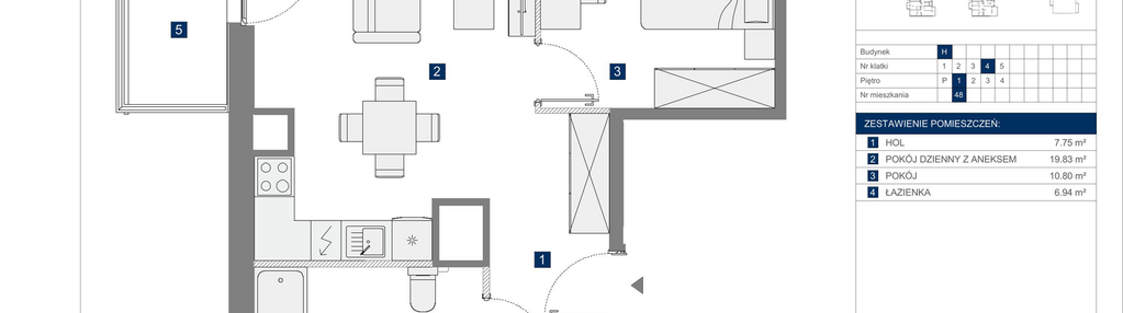 Mieszkanie w inwestycji: Apartamenty Park Matecznego Etap 2.2