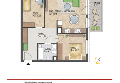 Mieszkanie w inwestycji: Enklawa Starosielce