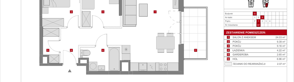 Mieszkanie w inwestycji: Dzielnica Mieszkaniowa Metro Zachód - etap 8