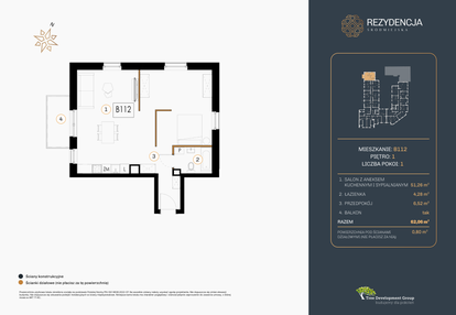 Mieszkanie w inwestycji: Rezydencja Śródmiejska