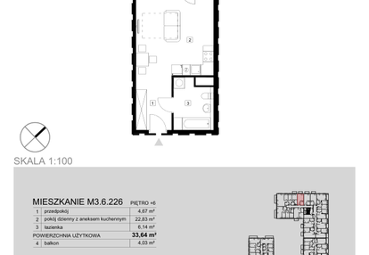 Mieszkanie w inwestycji: Modern Helenów