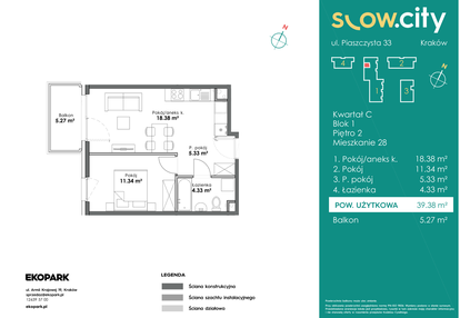 Mieszkanie w inwestycji: Slow City