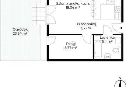 Mieszkanie w inwestycji: Enklawa Bukowa II