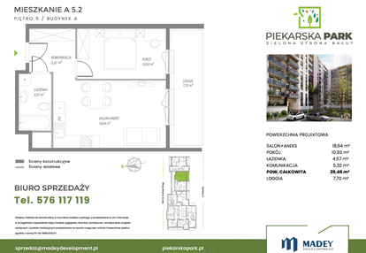 Mieszkanie w inwestycji: Piekarska Park