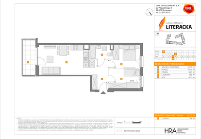 Mieszkanie w inwestycji: Apartamenty Literacka etap 2.2