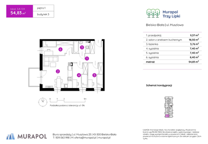 Mieszkanie w inwestycji: Murapol Trzy Lipki etap II