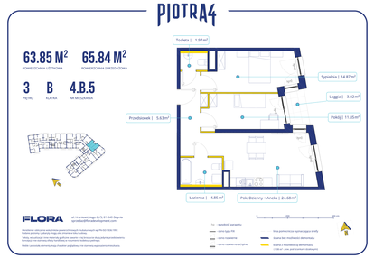 Mieszkanie w inwestycji: Piotra 4