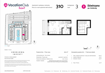 Mieszkanie w inwestycji: VacationClub Resort