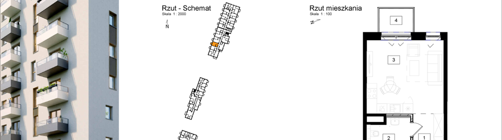 Mieszkanie w inwestycji: Osiedle Kochanowskiego - Gliwice