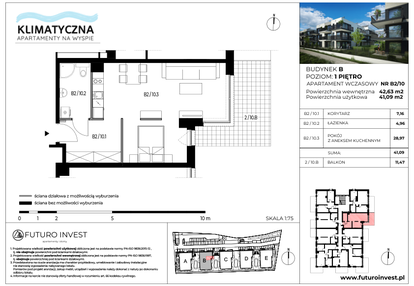 Mieszkanie w inwestycji: Apartamenty Klimatyczna