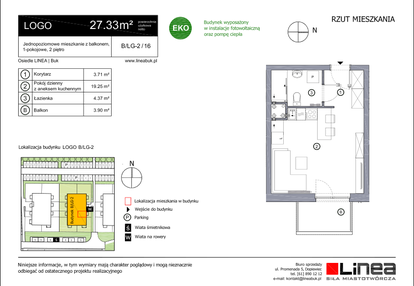 Mieszkanie w inwestycji: os. Linea w Buku