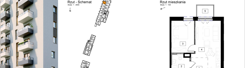 Mieszkanie w inwestycji: Osiedle Kochanowskiego - Gliwice