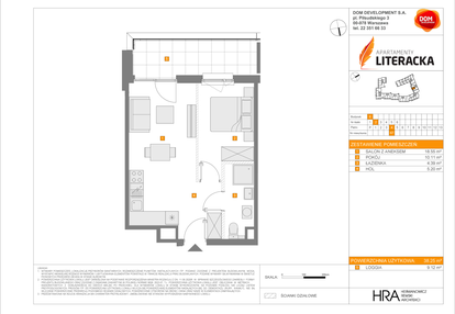 Mieszkanie w inwestycji: Apartamenty Literacka etap 2.2